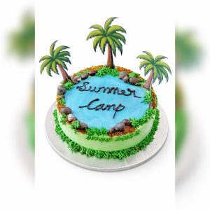 Fresh cream theme cake